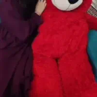 خرس قرمز مناسب ولنتاین یا یلدا برا دکور فروشگاه