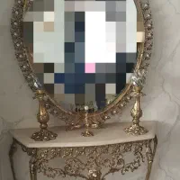 فروش آیینه شمعدان و بوفه برنز اصل و سنگین