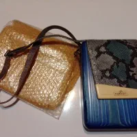 کیف چوبی و چرم طبیعی