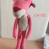 عروسک پلنگ صورتی