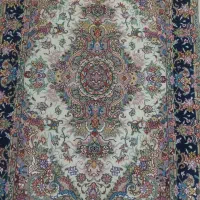 فرش ۱.۵ گل ابریشم