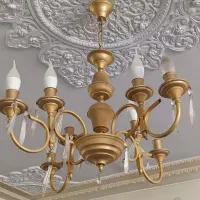 لوستر برنجی آبکاری