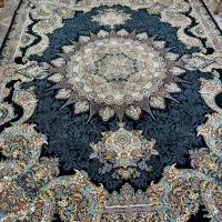 ۲ تخته فرش ماشینی ۹متری فیروزه ای مشکی ۱۰۰۰شانه|فرش|تهران, فتح|دیوار