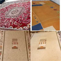 فرش گلیم کناره فرش ۱۲ متری کاشان ۶ متری گلیم پله