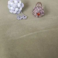 دوعددحلقه روسری نو