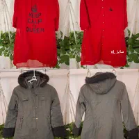 فروش تعدادی مانتو کاپشن و روسری و لباس