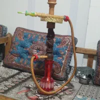 قلیان چوبی تم دار|صنایع دستی و سایر لوازم تزئینی|تویسرکان, |دیوار