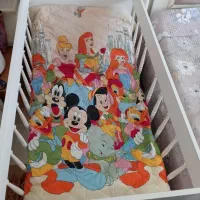 تخت خواب گهواره ای کودک همراه تشک