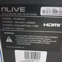 ال ای دی ۶۵ اینچ 4k olive|تلویزیون و پروژکتور|ساری, |دیوار