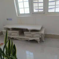 میز جلو مبلی و دو عدد عسلی و میز تی وی|مبلمان خانگی و میز عسلی|ایذه, |دیوار