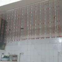 پرده آویز با چوب پرده|پرده، رانر، رومیزی|قم, علی آباد سعدگان|دیوار