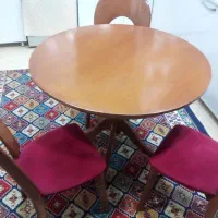 میز غذا خوری 3 نفره کا ملا چوب