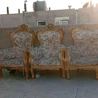 مبل سلطنتی نه ۹ نفره|مبلمان خانگی و میز عسلی|شهریار, |دیوار