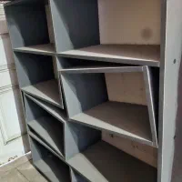 کتابخانه یاقفسه چندمنظوره|کتابخانه، شلف، قفسه‌های دیواری|مشهد, سجاد شهر|دیوار