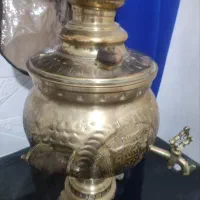 سماور  قلم کاری 6لیتری نو|سماور، چای‌ساز، قهوه‌ساز|قم, علی آباد سعدگان|دیوار