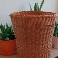 سبد دست بافی سبد بافی|صنایع دستی و سایر لوازم تزئینی|الیگودرز, |دیوار