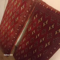 پشتی ترکمن دستباف قدیمی