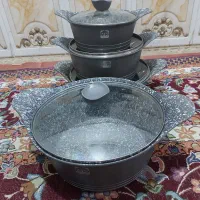 ست قابلمه چدن خیلی کلفت و سنگین کم کار قیمت توافقی|ظروف پختوپز|زابل, |دیوار