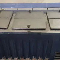 فریزر صندوقی استیل ۶ درب و منقل کبابی استیل بزرگ