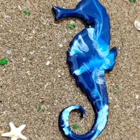 تابلو اسب دریایی رزینی بوشهر