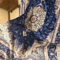 دو فرش ابریشم ماشینی شش متری ۴۵۰۰تراکم جفت نو|فرش|تهران, تهرانپارس غربی|دیوار