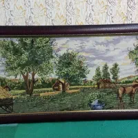 تابلو  طرح فرش ترمه