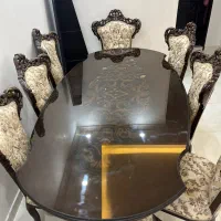 ست کامل مبل سلطنتی و میز ناهارخوری|مبلمان خانگی و میز عسلی|رشت, گلسار|دیوار