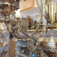 لوستر کاپی برنزی مدل  زئوس|لوستر و چراغ آویز|ساوه, |دیوار