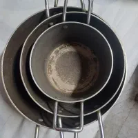فروش چند عدد ماهیتابه و قابلمه کارکرده|ظروف پخت‌وپز|تهران, مینای شمالی (مخبر)|دیوار