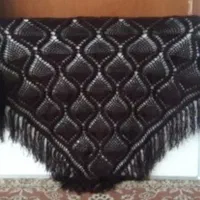 اشارپ سه گوش مشکی باکاموا