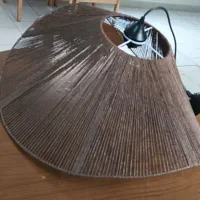 لوستر بافته شده با نخ رافیای ترک..