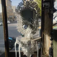 کنسول میز و آینه در حد نو مناسب جهیزیه|بوفه، ویترین، کنسول|مشکین‌دشت, |دیوار