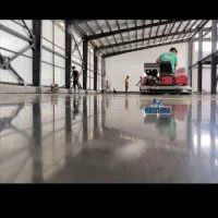 اجرای بتن ریزی کف با دستگاه ماله پروانه ای (برقی)