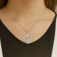 پلاک نقره اسم مادر|جواهرات|کرمان, |دیوار