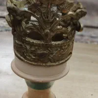 تاج برنجی سر قلیان آنتیک