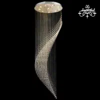 لوستر آویزی مدل سه گوی و دم ماهی