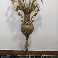 گلدان برنجی سطل برنجی