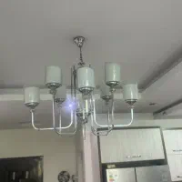 سه عدد لوستر استیل در حد|لوستر و چراغ آویز|کرج, گلشهر|دیوار