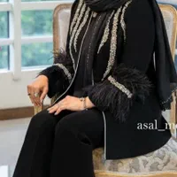 مانتو مجلسی وعبایی ومانتو مخمل سوزنی دوزی|لباس|مشهد, الهیه|دیوار