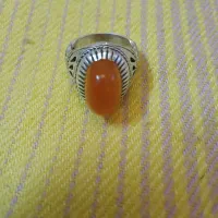 انگشتر عقیق پرتقالی