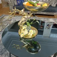 میوه خوری و شیرینی خوری گوزنی آلمینیوم