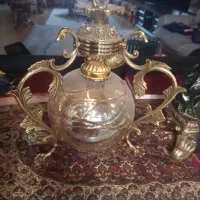 لوستر برنجی   آنتیک خارجی
