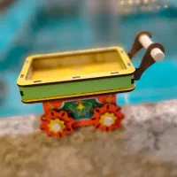 چرخ تافی و صندوقچه چوبی|صنایع دستی و سایر لوازم تزئینی|کاشان, بازار کاشان|دیوار