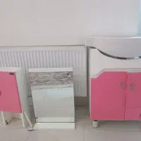 روشویی همراه آینه باکس و کمد