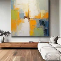 تابلو نقاشی مدرن سبک آبستره