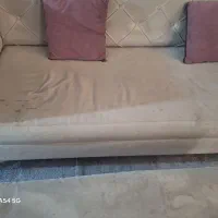 مبل ۷ نفره چستر همراه با یه پاف ۴ میلیون|مبلمان خانگی و میز عسلی|شاهین‌شهر, شهرک گلدیس|دیوار