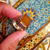 انگشتر نقره عقیق شرف شمس|جواهرات|نظرآباد, شهرک فرهنگیان|دیوار