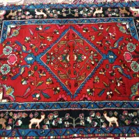 دوتخته قالی دست بافت درجه یک|فرش|بروجرد, |دیوار