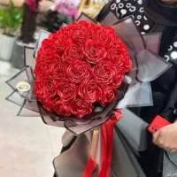 گل رز روبانی