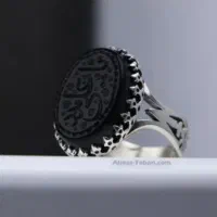 انگشتر سنگ عقیق نقره